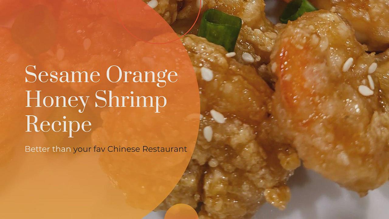 'Video thumbnail for Sesame Orange Honey Shrimp GF & DF Recipe'