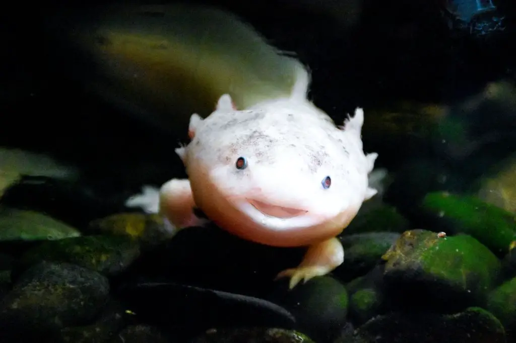 Axolotl looking at you